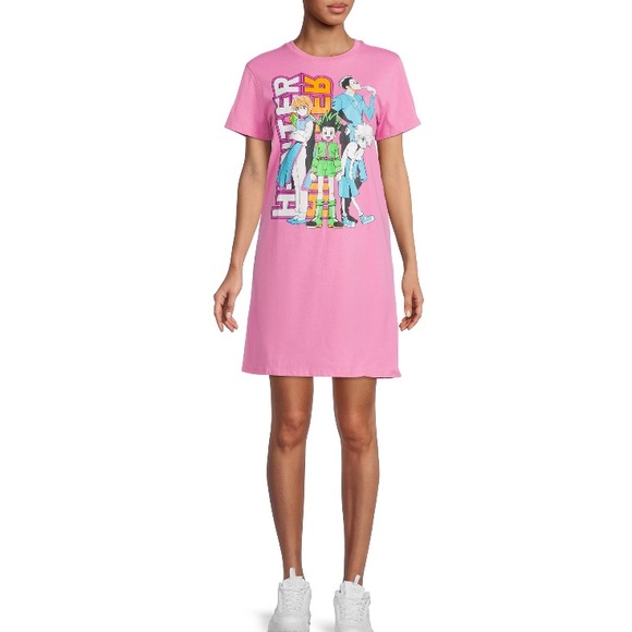 Hunter x Hunter Juniors Graphic T-Shirt Dress Women’s Size 3XL - Picture 2 of 7